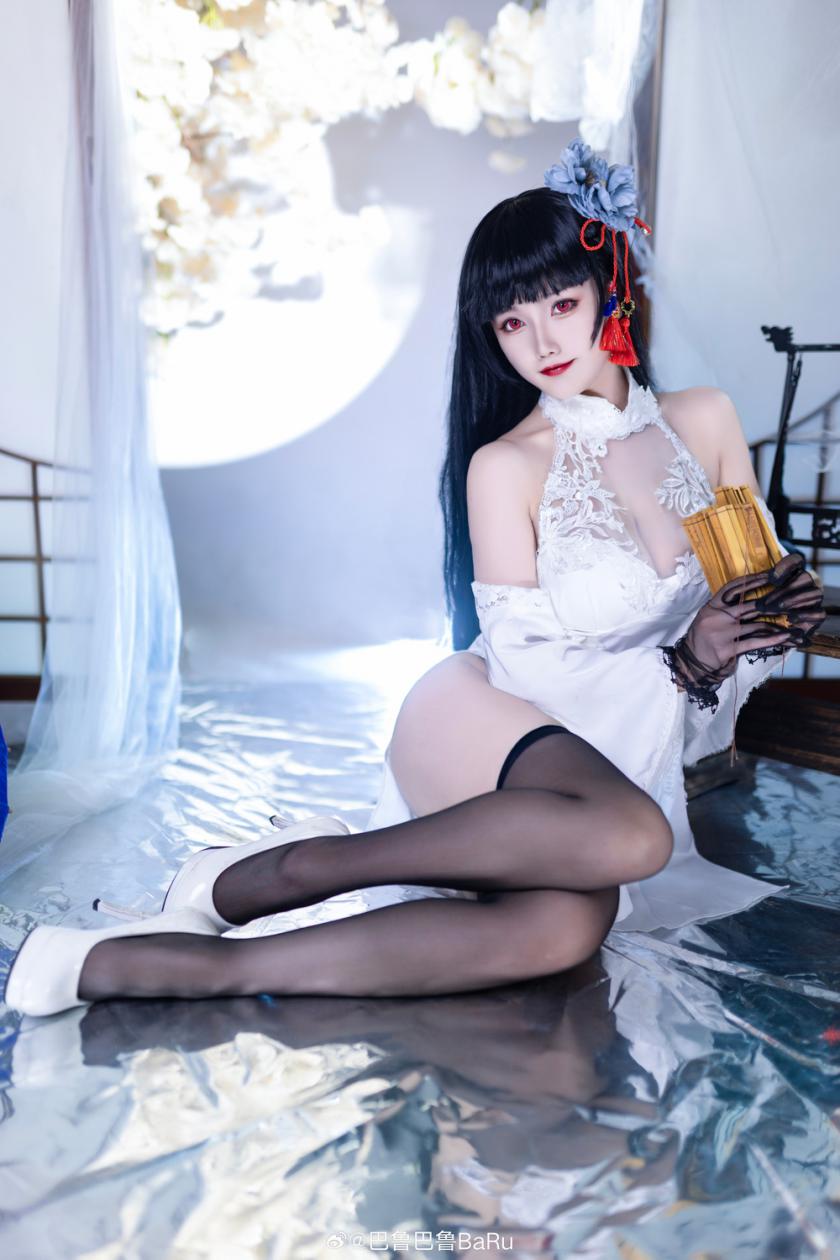 碧蓝航线逸仙·改cos，书卷秀气的黑丝大姐姐 Cn巴鲁巴鲁BaRu - 第2张