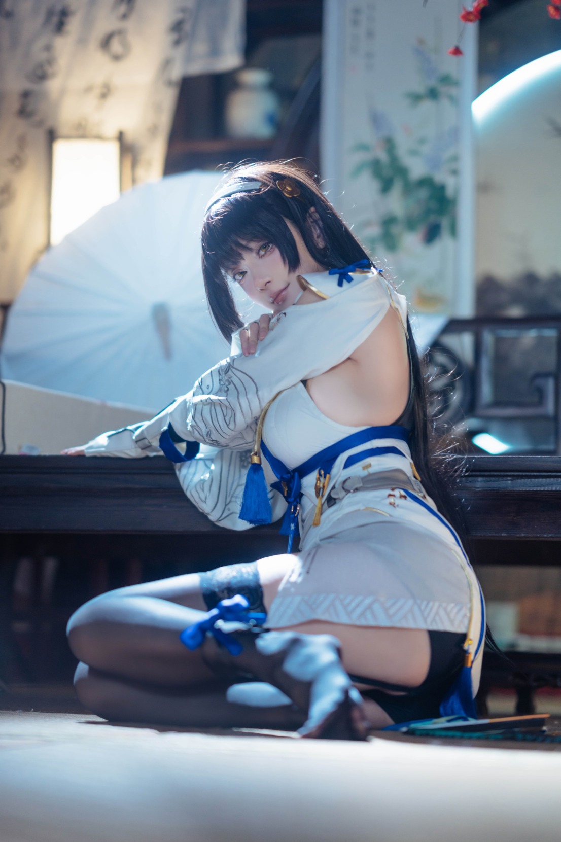 【COSPALY】少女前线2黛烟COS，国色天香啊！CN黑龙贯通 - 第1张