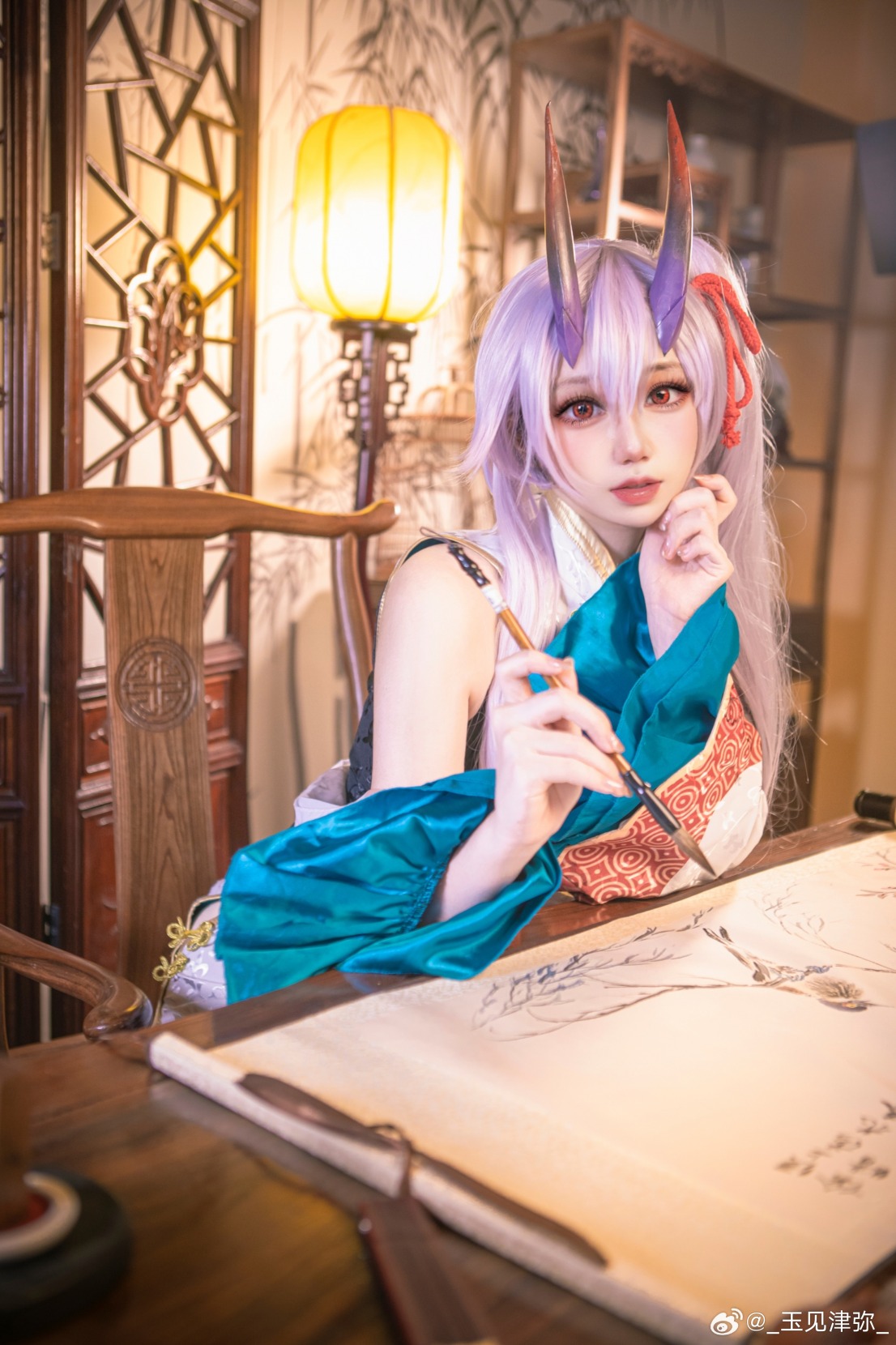 【COSPALY】FGO巴御前COS，三周年旗袍礼装！@_玉见津弥_ - 第9张