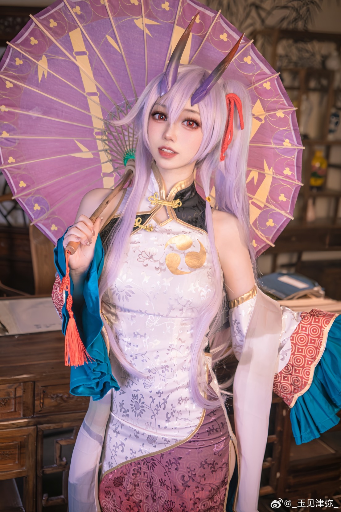 【COSPALY】FGO巴御前COS，三周年旗袍礼装！@_玉见津弥_ - 第10张