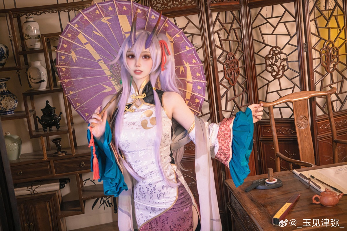 【COSPALY】FGO巴御前COS，三周年旗袍礼装！@_玉见津弥_ - 第7张