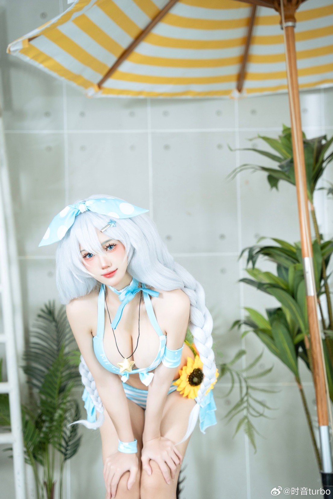 COSPLAY|崩坏3琪亚娜COS泳装,夏天的味道~Cn时音turbo