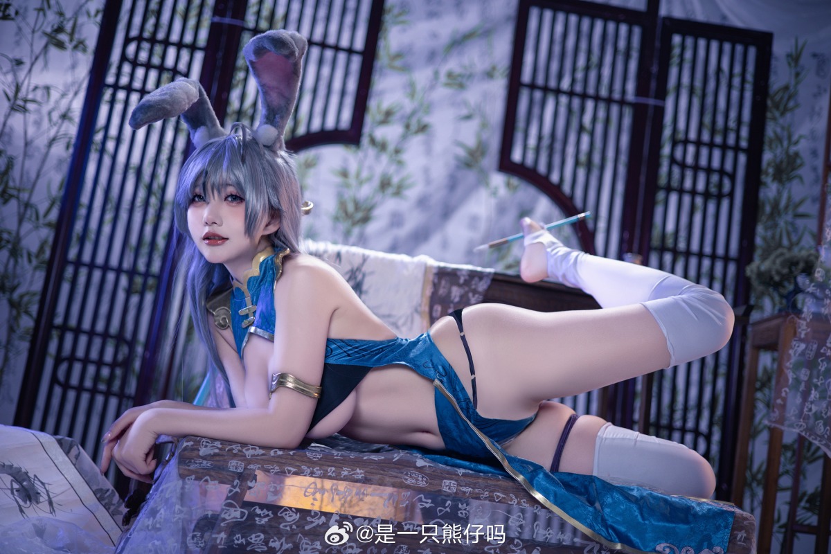 Solarain镜月手办COS，这姿势肉感无敌 Cn是一只熊仔吗 - 第4张