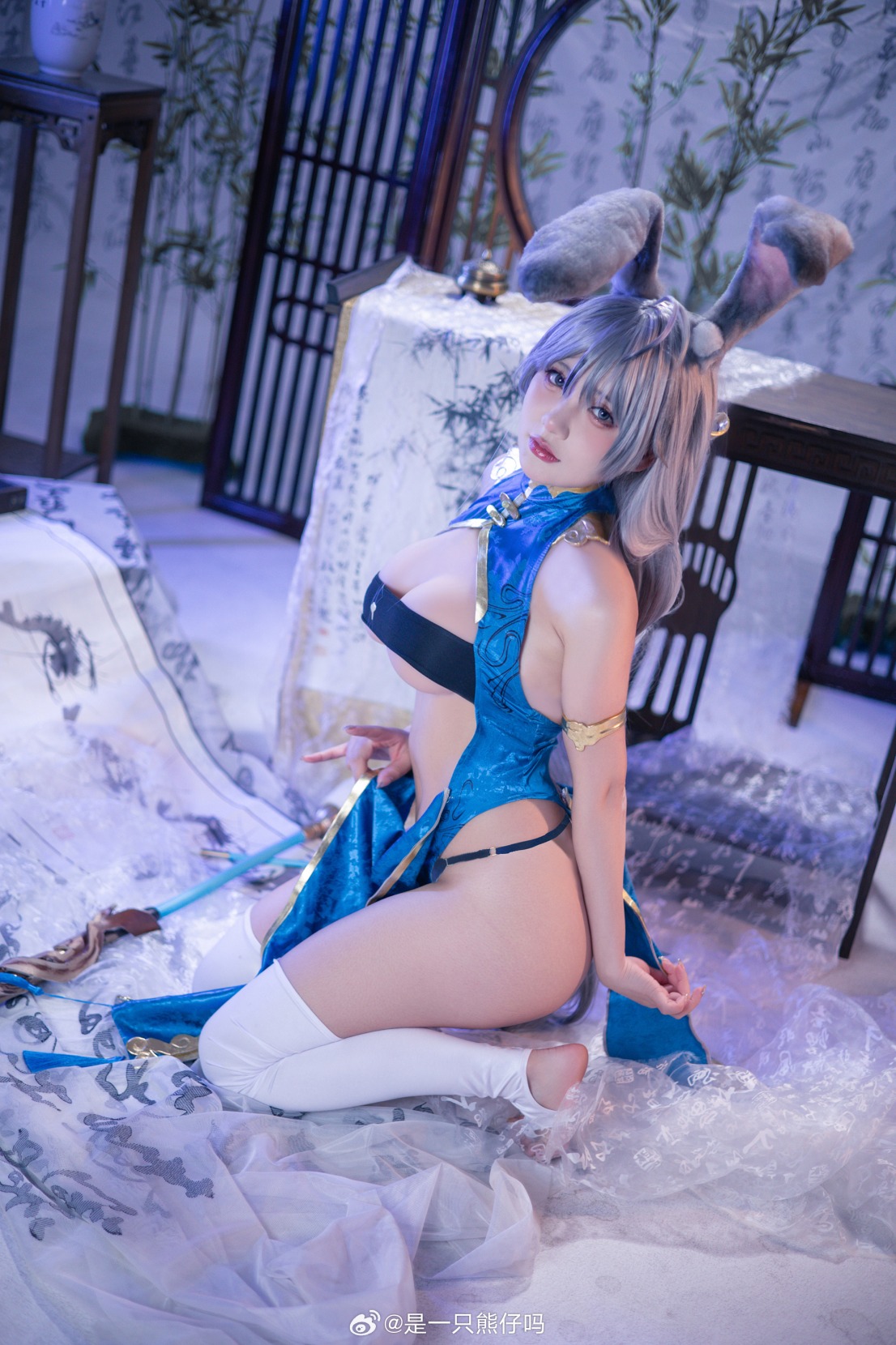 Solarain镜月手办COS，这姿势肉感无敌 Cn是一只熊仔吗 - 第6张