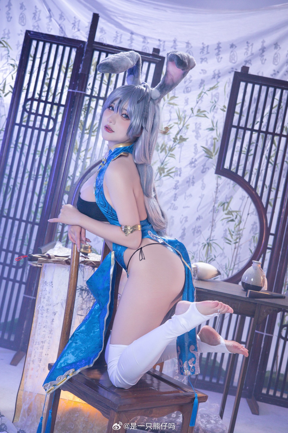 Solarain镜月手办COS，这姿势肉感无敌 Cn是一只熊仔吗 - 第9张