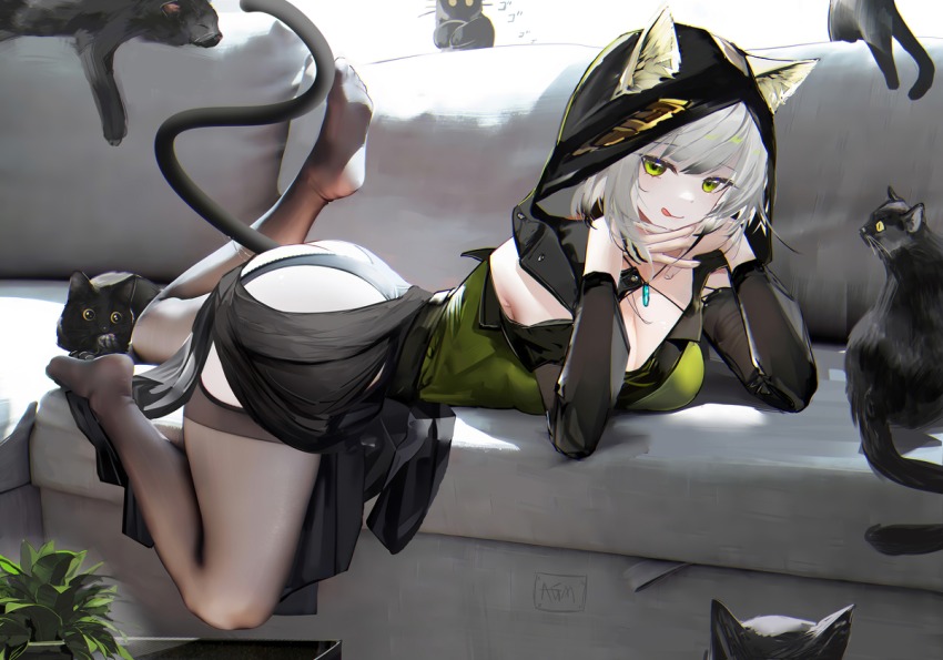 【P站特辑】插画特辑 – 绝美曲线 #魅惑的大腿 -8